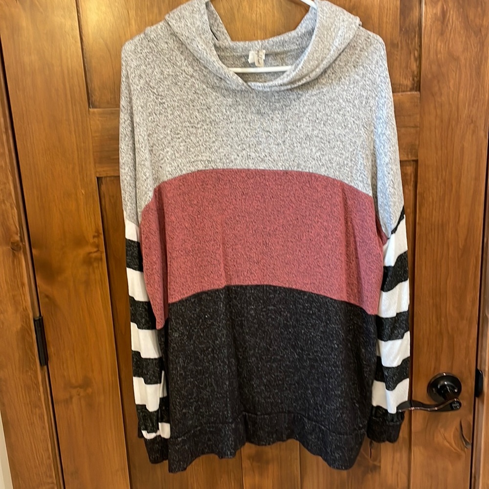 Sweater, with hood